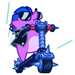 Металлический ёж sticker 6