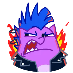 Металлический ёж sticker 9