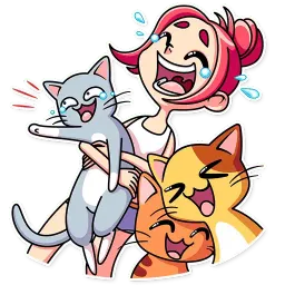 Mia Catlady Telegram sticker pack