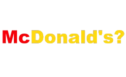 McDonald's sticker 2