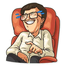 Bill Gates Telegram sticker pack