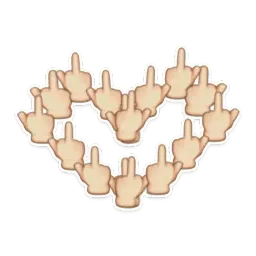 🖕 Иди ты на @TuristasTV sticker 11