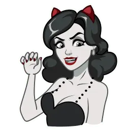 Леди Нуар sticker 2