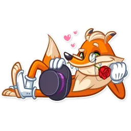 Millionaire Fox sticker 2