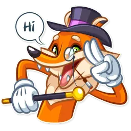 Millionaire Fox sticker 5