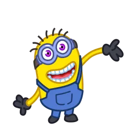 Миньоны sticker 4