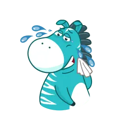 Мятная зебра sticker 12