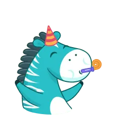 Мятная зебра sticker 6