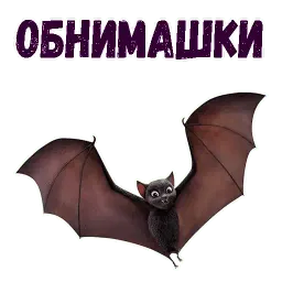 Летучая мышь sticker 5