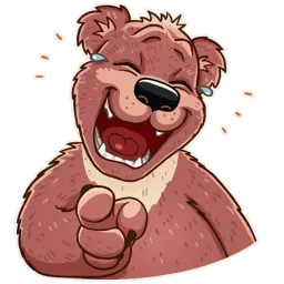 Mishka Telegram sticker pack