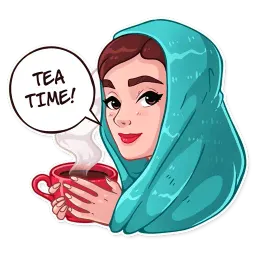 Miss Hepburn sticker 9
