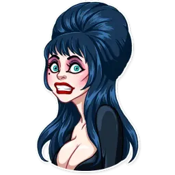 Ms. Elvira sticker 11