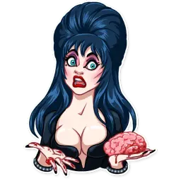 Ms. Elvira sticker 12