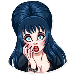 Ms. Elvira sticker 4