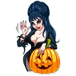 Ms. Elvira sticker 5