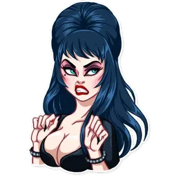 Ms. Elvira sticker 6