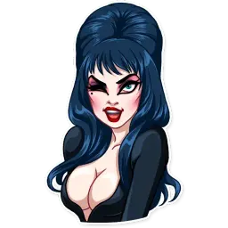 Ms. Elvira sticker 10