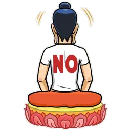 Modern Buddha sticker 11