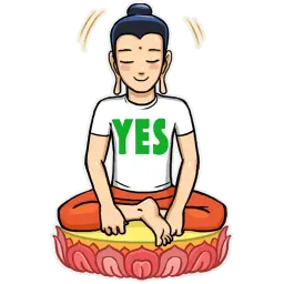 Modern Buddha sticker 12