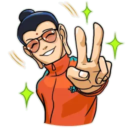 Modern Buddha sticker 7