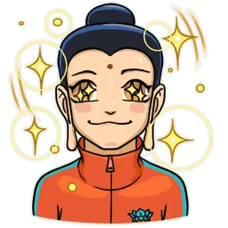 Modern Buddha sticker 8
