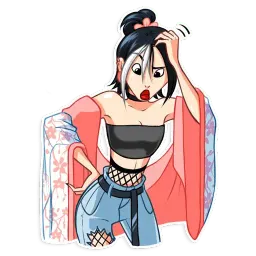 Modern Geisha sticker 6