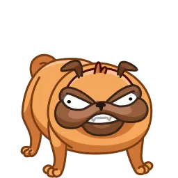 Мопс Мончи sticker 12