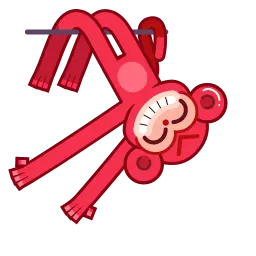 Двигающиеся обезьянки Telegram sticker pack