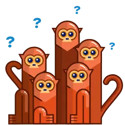Двигающиеся обезьянки sticker 9