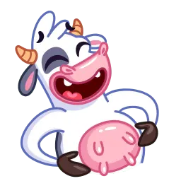 Корова Telegram sticker pack