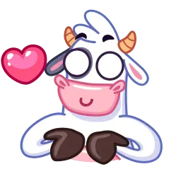 Корова sticker 2