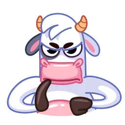 Корова sticker 11