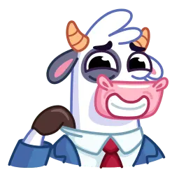 Корова sticker 12