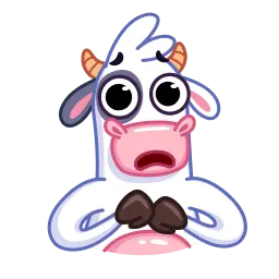 Корова sticker 4