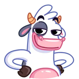Корова sticker 7