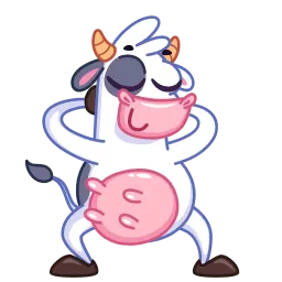 Корова sticker 9