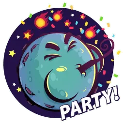Moony Loony sticker 2