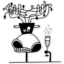 Лось sticker 3