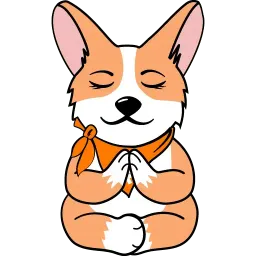 Корги sticker 12