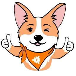 Корги sticker 3