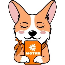 Корги sticker 7
