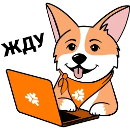 Корги sticker 8