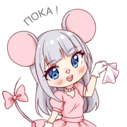 Мышка Нюся и сыр sticker 7