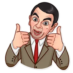 Мистер Бин sticker 3