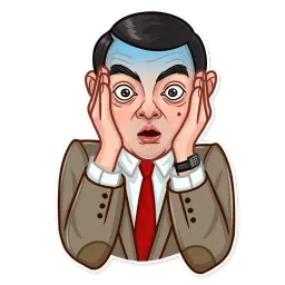 Мистер Бин sticker 4