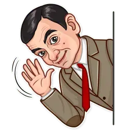 Мистер Бин sticker 5
