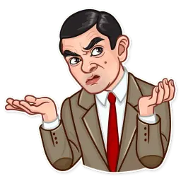 Мистер Бин sticker 8
