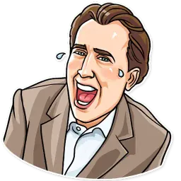 Nicolas Cage Telegram sticker pack