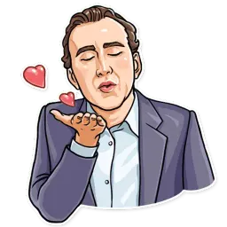 Nicolas Cage sticker 2