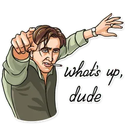 Nicolas Cage sticker 6
